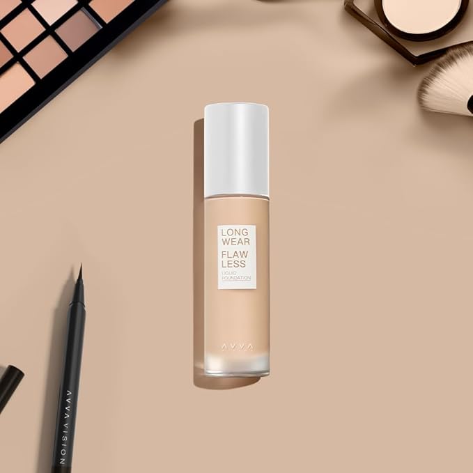 Liquid Foundation Makeup Natural True Skin Tone Full Coverage Concealer Flawless Complexion Blendable Longwear, 103, 1 fl. oz.-Velvo Beauty