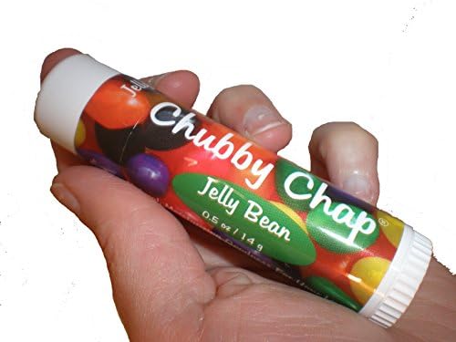 Three (3x) Large Jumbo Chapstick Natural Chapstick - 1/2 Ounce Lip Balm (Jelly Bean)-Velvo Beauty