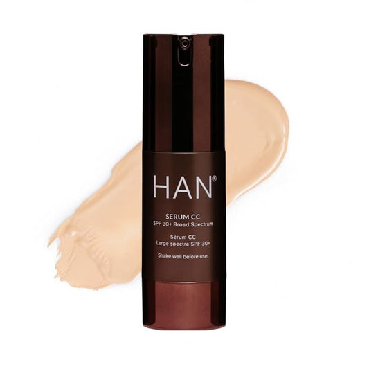 HAN Skincare Cosmetics Serum CC with SPF 30 I Vegan I Cruelty-Free I Waterless (Shade 1.5)-Velvo Beauty
