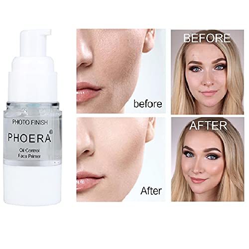 PHOERA Primer,Pro Makeup Primer,Long Lasting Hydrating Smoothing Isolated Moisturizing Oil Free Effect Make Up Base Matte Face Foundation Primer(Travel Size 6 ML)-Velvo Beauty