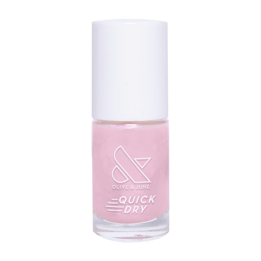 Olive & June Quick Dry Nail Polish | Instant Fast-Drying Smudgeproof Color | 15-free Vegan Cruelty-Free Formula | Lasts up to 5 Days |Salon-Quality Manicure Pedicure at Home |Baroque Pearly Iridescent-Velvo Beauty