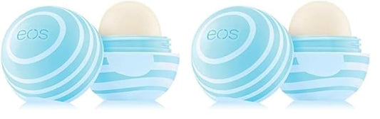 eos 100% Natural Lip Balm- Vanilla Mint, All-Day Moisture, Made for Sensitive Skin, Lip Care Products, 0.25 oz (Pack of 2)-Velvo Beauty