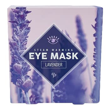 LAVENDER AROMATHERAPY SELF-WARMING EYE MASKS FOR MIGRAINES, STRESS RELIEF, DARK CIRCLES, STRESS TENSION, INFLAMMATION FROM ALLERGIES. [5 PACK]-Velvo Beauty