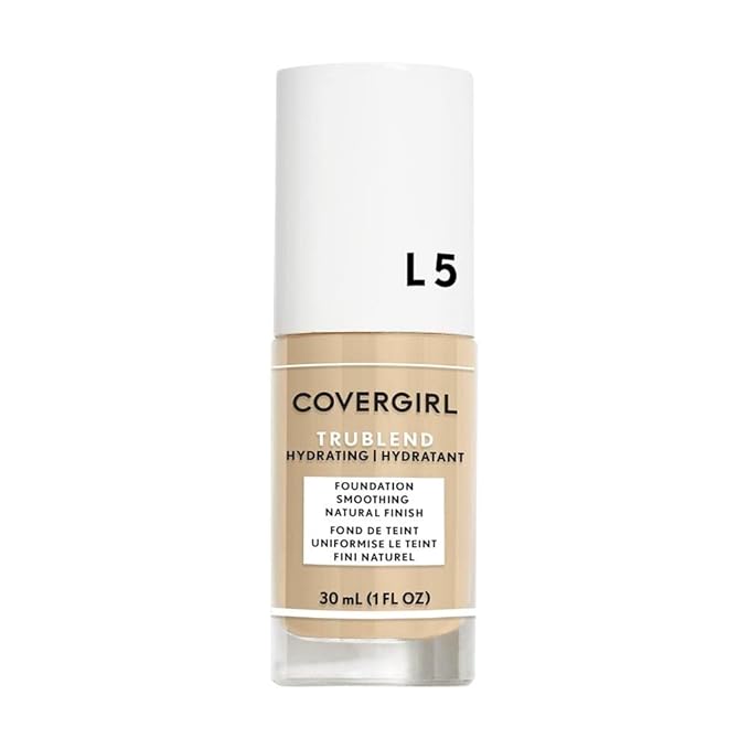 Covergirl Trublend Liquid Makeup Foundation, L5 Creamy Natural, 1 Fluid Ounce-Velvo Beauty