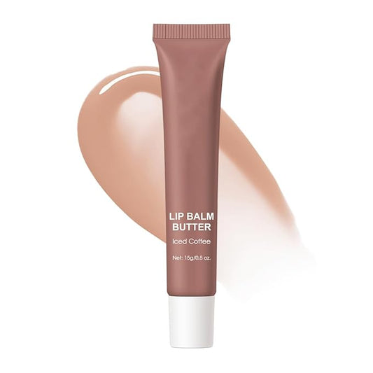 Summer Butter Lip Balm, Moisturizing Hydrating Natural Lip Care, Rich in Nutrients for Soft Smooth Lips (Iced Coffee)-Velvo Beauty