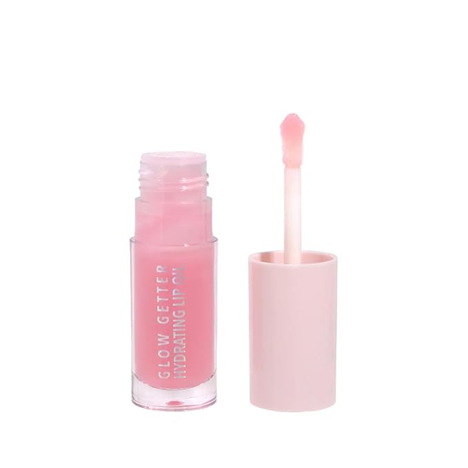 Glow Getter Hydrating Lip Oil (009, Bubble Pink)-Velvo Beauty