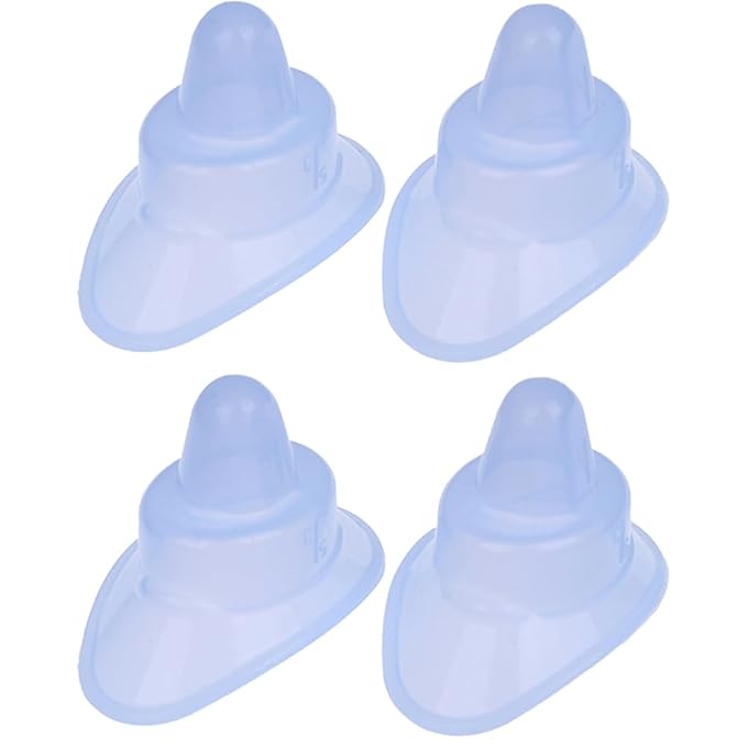 4Pcs Silicone Eye Wash Cup with Scale, Reusable Eye Wash Cleaner Eyewash Soft Eye Bath Cup Eye Wash Cup For Elderly Women Men Children-Velvo Beauty