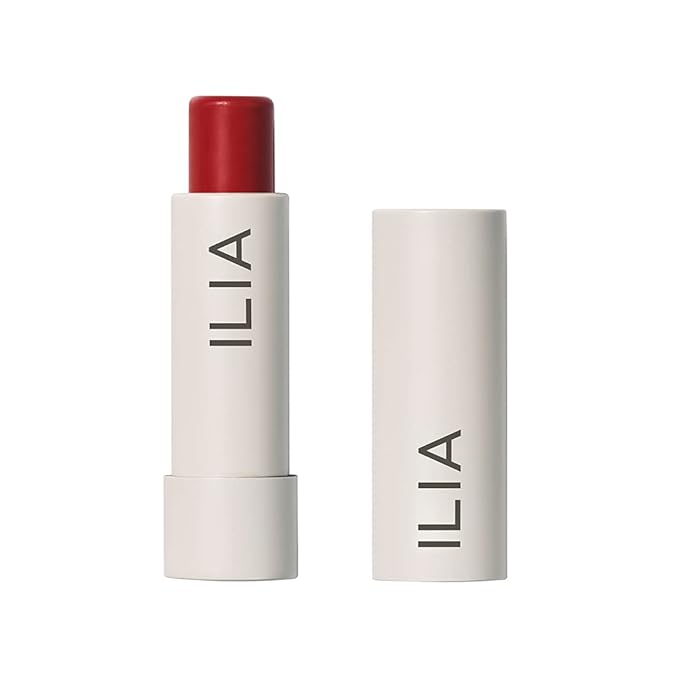 ILIA - Balmy Tint Hydrating Lip Balm | Non-Toxic, Cruelty-Free, Moisturizing + Sheer, Buildable Lip Color (Heartbeats, 0.15 oz | 4.4 g)-Velvo Beauty
