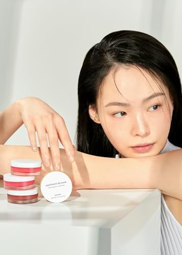 NOONI Applewine Korean Lip Tinting Butter | Natural Lip Balm with Wine Extract, Smoothing & Red Lip Mask, Exfoliator Balm for Dry Lips, Lip Treatment with Shea Butter and Vitamins, Vegan, 42 oz.-Velvo Beauty