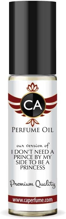 CA Perfume Impression of I Don't Need A Prince By My Side To Be A Princess For Women & Men Replica Fragrance Body Oil Dupe Alcohol-Free Essential Aromatherapy Sample Travel Size Roll-On 0.3 Fl Oz/10ml-Velvo Beauty