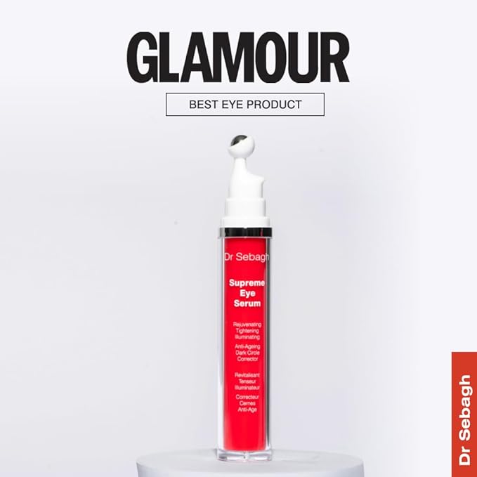 Dr Sebagh® Suprême Under Eye Tightening Serum [ADVANCED ROLL-ON FORMULA] - Under Eye Dark Circle, Puffiness, Fine Lines & Eye Bags Remover - Eye Serum Anti-Aging Wrinkles - Eye Treatment (0.51 fl Oz)-Velvo Beauty