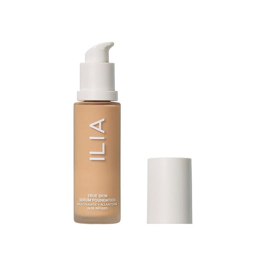 ILIA - True Skin Serum Foundation | Non-comedogenic, Cruelty-Free, Vegan, Weightless Feel, Buildable Coverage, Safe For Sensitive Skin (Salina SF5)-Velvo Beauty