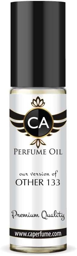CA Perfume Impression of Other 133 For Women & Men Replica Fragrance Body Oil Dupes Alcohol-Free Essential Aromatherapy Sample Travel Size Concentrated Long Lasting Attar Roll-On 0.3 Fl Oz/10ml-Velvo Beauty