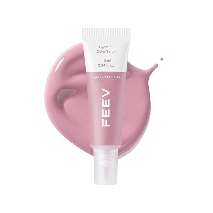 FEEV Hyper-Fit Color Serum Liquid Blush(10ml) | Dewy Cheek Blush Makeup | 50% of Hydrating Essence | Vegan | K-beauty (Happiness, 10ml)-Velvo Beauty