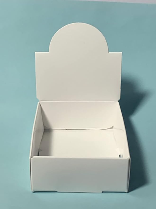 White Arched Lip Balm Tube Display Boxes (10)-Velvo Beauty