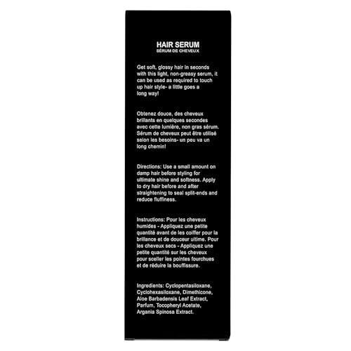 HerStyler Hair Repair Serum - Argan Oil Hair Serum for Frizzy and Damaged Hair - For Frizz, Styling and Shine - 2 Fl Oz - Pack of 1-Velvo Beauty