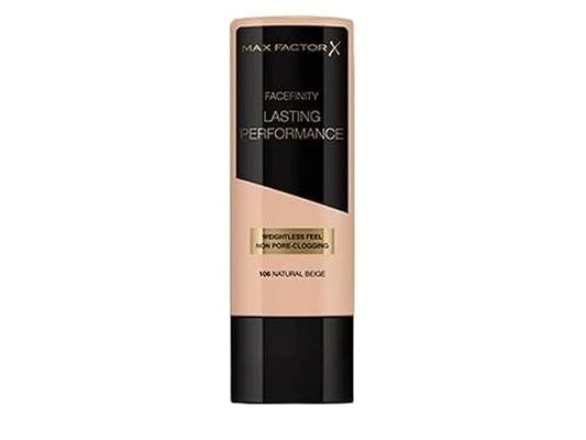 Max Factor, Long Lasting Performance No.106, Natural Beige, Foundation, 1.1 Ounce-Velvo Beauty