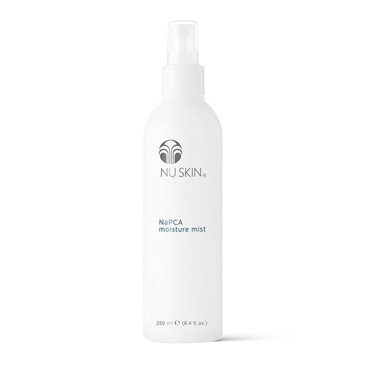 Nu Skin NaPCA Moisture Mist | Revitalizing Moisturizer & Cooling Mist with Hyaluronic Acid | Hydrating Spray for Face, Body & Hair | Sodium PCA for All Skin Types | 8 oz | 1 Pack-Velvo Beauty