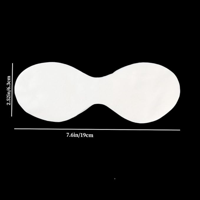 400 Sheets Disposable Eye Mask Paper, Non Woven DIY Eye Paper, Cotton Spa Eye Pads for Facials, Disposable Eye Pillow Covers Moisture Retention-Velvo Beauty