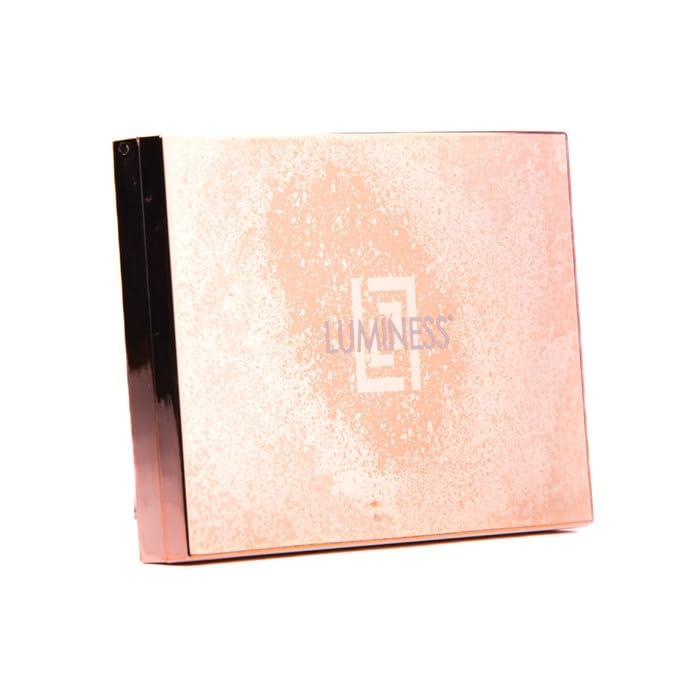 LUMINESS Face Time Essentials Face Palette - Includes Bronzer, Blush, Highlighter, Face Powder and 6 Eyeshadows - Highly Pigmented, Long-Wearing Makeup Palette - Silky Smooth, Easy to Blend-Velvo Beauty