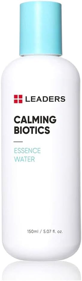 LEADERS Cosmetics Calming Biotics Essence Water - 150ml/5.07 Fl Oz Hydrating Strengthening Nourishing and Deep Moisturizing Toner for Sensitive Skin-Velvo Beauty