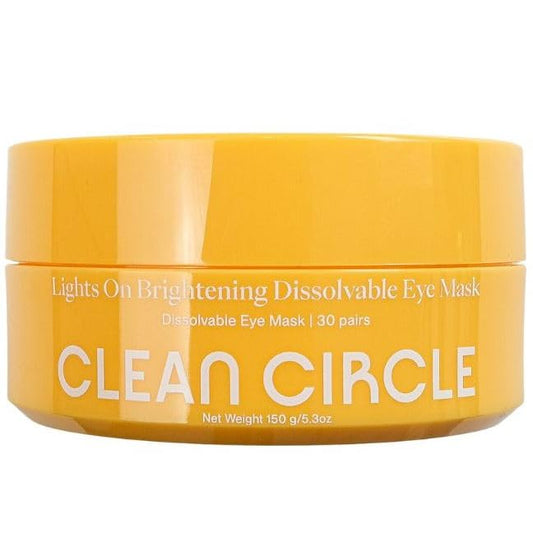 Lights On Brightening Dissolvable Eye Mask Infused with Red Algae, Vitamin C, Peptides, and Black Mulberry - Under Eye Patches for Wrinkles, Dark Circles, Puffiness, and Signs of Aging-Velvo Beauty