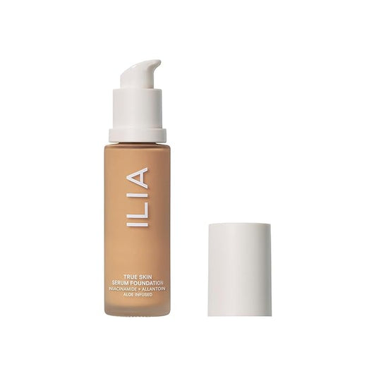 ILIA - True Skin Serum Foundation | Non-comedogenic, Cruelty-Free, Vegan, Weightless Feel, Buildable Coverage, Safe For Sensitive Skin (Catalina SF7)-Velvo Beauty