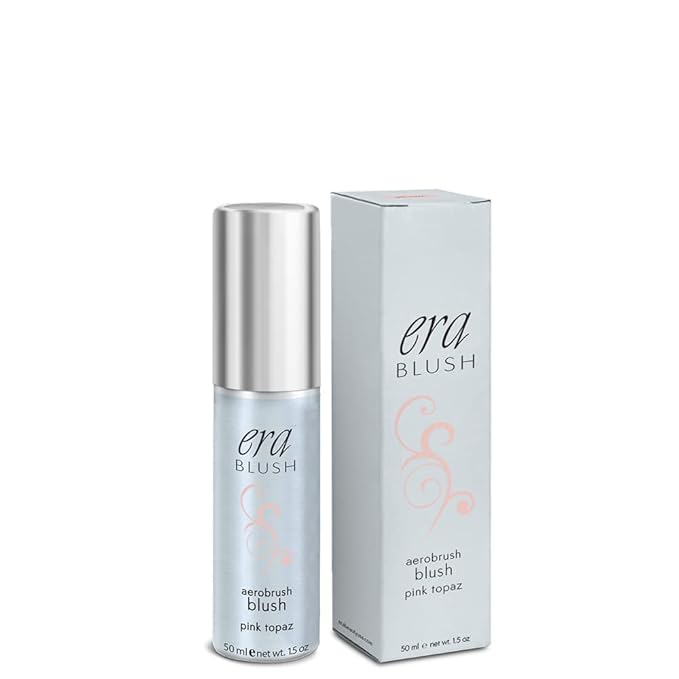 ERA Beauty spray makeup, BLUSH - Pink Topaz, 1.5 ounce, professional spray on cosmetics by Era Beauty-Velvo Beauty