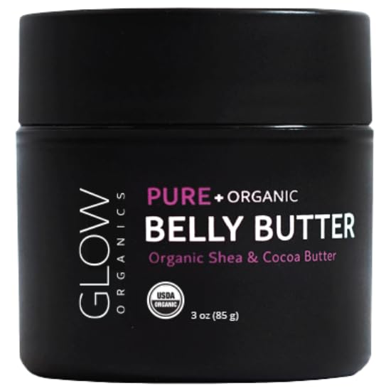 Belly Butter for Pregnancy, 100% Organic Stretch Mark Cream, Maternity Skincare for Itchy Skin & Scars, Safe Daily Ritual for Moms, 3.8oz-Velvo Beauty