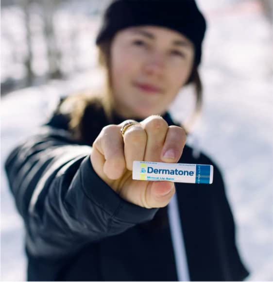 Dermatone Mineral Lip Balm SPF 30 | Moisturizing, Reef Safe, Oxybenzone Free | Broad Spectrum Sunburn Protection | Zinc Oxide Lip Sunscreen | Lip Balm with Sunscreen SPF 30 | 0.15 oz (2-Pack)-Velvo Beauty