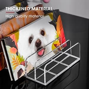 Eyeshadow Makeup Palette Cosmetic Organizer - Waterproof Eyeshadow Organizer for Eye Makeup Palette,Bathroom Countertop,7 Sections (2PCS-Small&Large)-Velvo Beauty