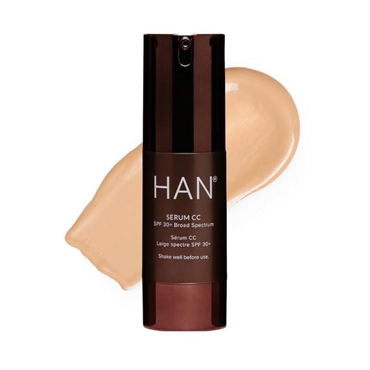 HAN Skincare Cosmetics Serum CC with SPF 30 I Vegan I Cruelty-Free I Waterless (Shade 3)-Velvo Beauty