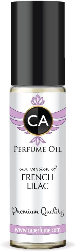 CA Perfume Impression of Emra French Lilac For Women Replica Fragrance Body Oil Dupes Alcohol-Free Essential Aromatherapy Sample Travel Size Concentrated Long Lasting Attar Roll-On 0.3 Fl Oz/10ml-Velvo Beauty
