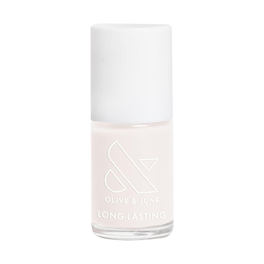 Olive & June Long Lasting Nail Polish | Plump, Gel-Like Finish No Lamp Needed | Lasts up to 10 days | Salon-Quality Color at Home | 15-Free, Vegan & Cruelty-Free Chip-Resistant Shine | BEB Sheer White-Velvo Beauty