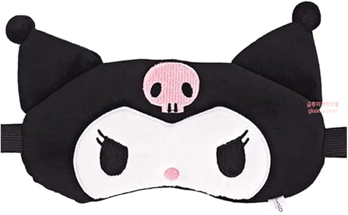 Hello Kitty Friends Characters Sleeping Eye Mask 1PC (Cinnamoroll / Pompompurin) (Kuromi)-Velvo Beauty