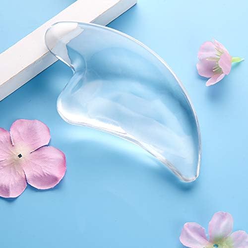 Transparent Gua Sha Facial Tools Natural Resin Face Massage Tool, Body Gua Sha Lymphatic Drainage Massager Fascia Blaster for Cellulite Remove Skin Care, Relieve Muscle Tension and Jawline Sculpting-Velvo Beauty