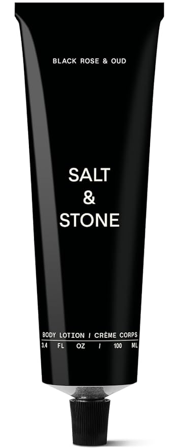 Salt & Stone Body Lotion for Women & Men | Hydrates, Nourishes & Softens Skin | Restores Dry Skin | Fast-Absorbing | Cruelty-Free & Vegan (100 ml) (Black Rose & Oud)-Velvo Beauty