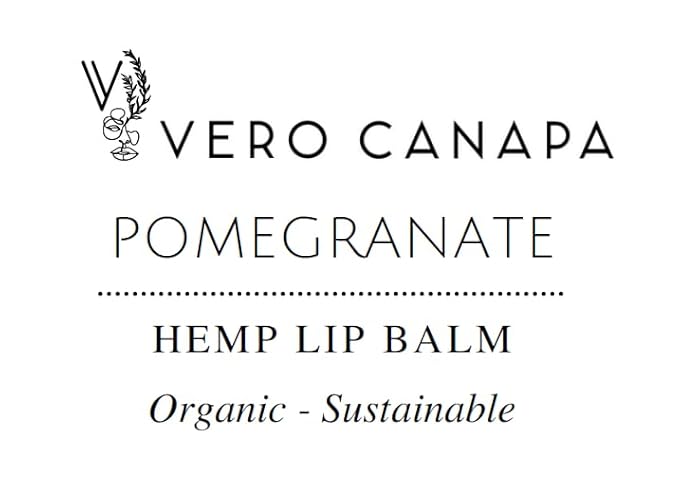 Pomegranate Organic Hemp Lip Balm with SPF - 3 Pack | Lip Moisturizer |Sunscreen Lip Balm | SPF Lip Balm | Lip Care | Lip Balm Hydrating | Lip Balm Bulk | Lip Balm SPF | Lip Care Products-Velvo Beauty