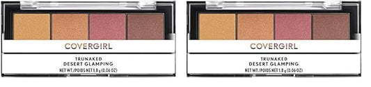 COVERGIRL Trunaked Quad Eyeshadow Palette, Glamping, Desert Glamping, 0.06 Ounce (Pack of 2)-Velvo Beauty