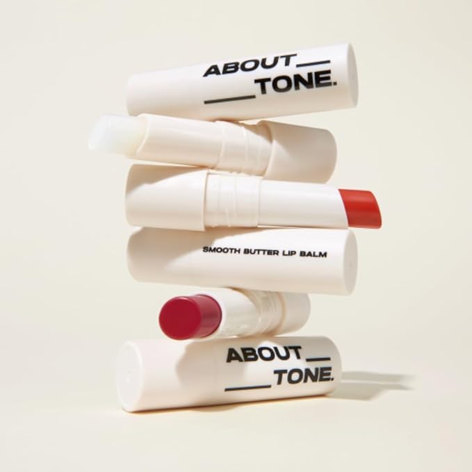 Smooth Butter Lip Balm 0.14 oz – Super Moisturizing Butter Lip Balm, Lip Repair & Care, Natural Color with Vegetable Wax, Shea Butter, All Day Hydration, Soothe Dry Chapped Lips (02 CORAL)-Velvo Beauty