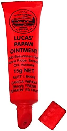 Lucas Papaw Ointment 15g Tube with lip applicator - TWIN Pack for value by Lucas Remedies-Velvo Beauty