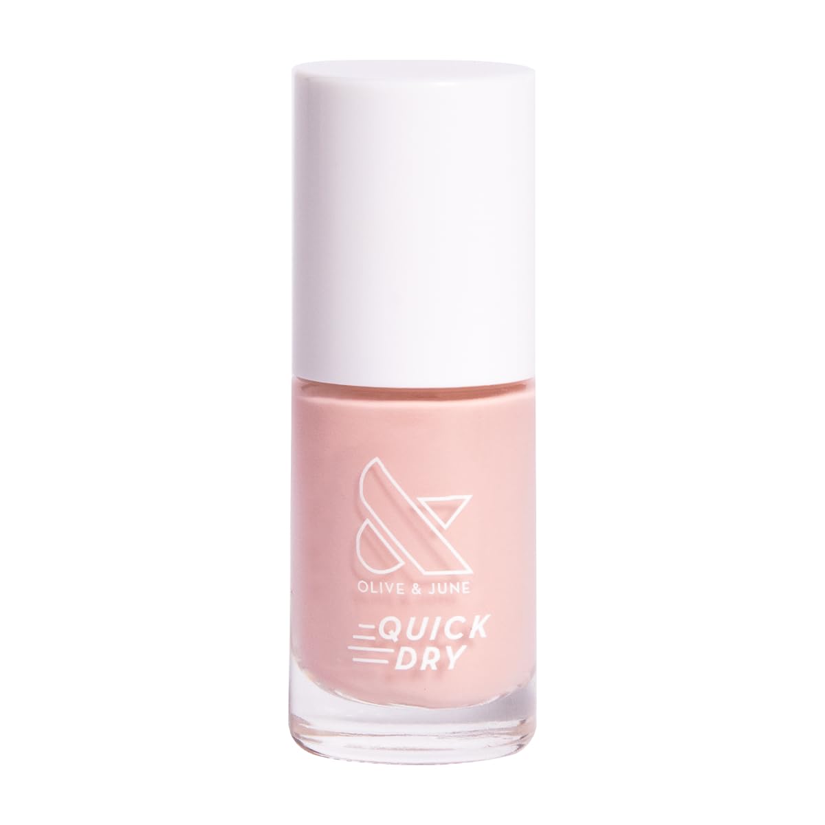 Olive & June Quick Dry Nail Polish | Instant, Fast-Drying, Smudgeproof Color | 15-free, Vegan, Cruelty-Free Formula | Lasts up to 5 Days | Salon-Quality Manicure Pedicure at Home | Poodle Pink Neutral-Velvo Beauty