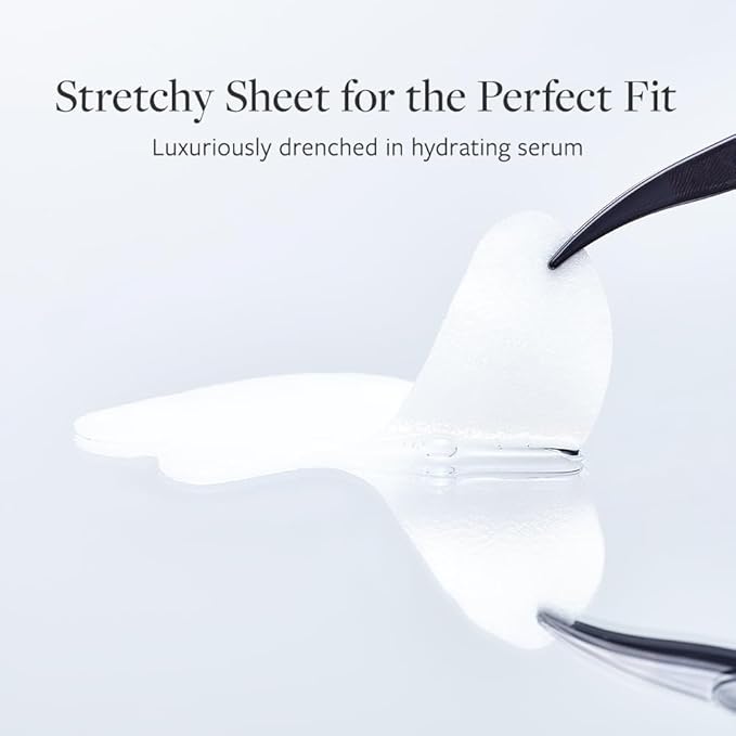 Spa Treatment UMB Stretch iSheet Japanese Under Eye Masks (7 Pairs) - Effective Anti-Aging Under Eye Patches for Dark Circles, Dry, Dull Skin Around the Eyes - Moisturize and Refresh your Skin-Velvo Beauty