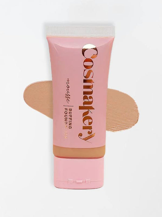 Foundation for Light to Full Coverage - Mousse Liquid Makeup Foundation for Uneven Skin Tone - Diverse Skin Types Mature, Dry, Oily - Oil-free, Cruelty-free (Medium Tan)-Velvo Beauty