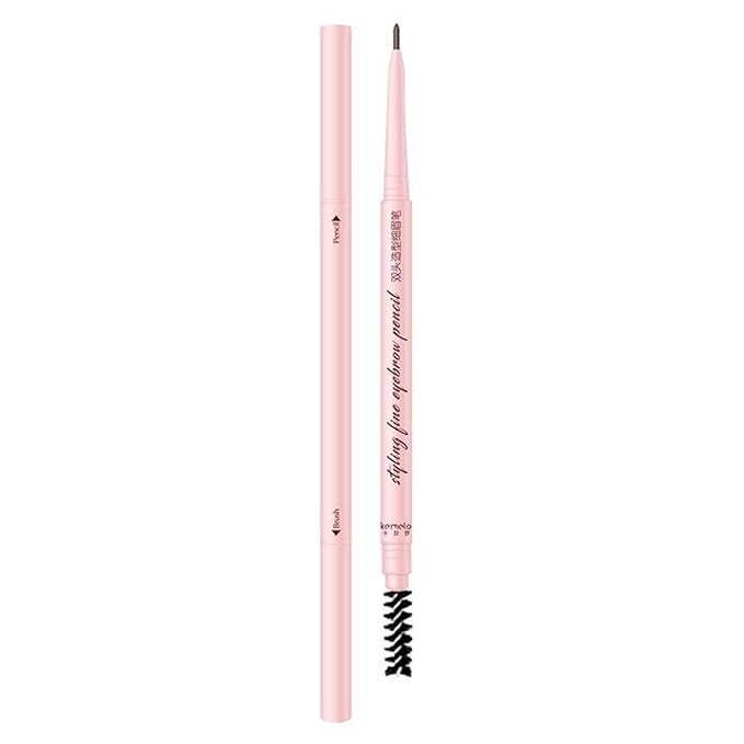 Eyebrow Pencils for Women,1Pack Micro Eyebrow Pencil Waterproof Smudgeproof,Ultra-Precise Tip Long-Lasting Brow Pencils for Natural Looking Eyebrows,Built-In Spoolie Brush,01 Elegant Tea Brown.-Velvo Beauty