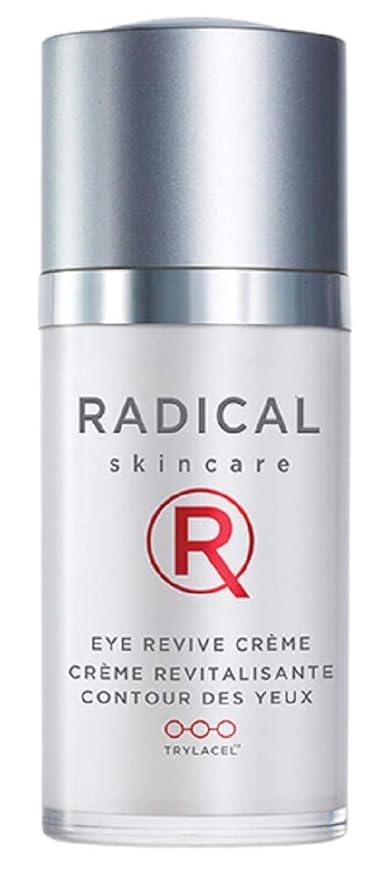 Radical Skincare Eye Revive Creme - 4 in1 Anti-Aging Solution Combats Wrinkles, Dark Circles, Puffiness, & Fine Lines - For All Skin Types Including Sensitive Skin - Paraben Free (0.5 Fl Oz, 2 Pack)-Velvo Beauty