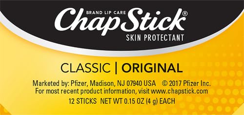 ChapStick Classic Original Lip Balm Tube, Lip Care - 0.15 Oz-Velvo Beauty