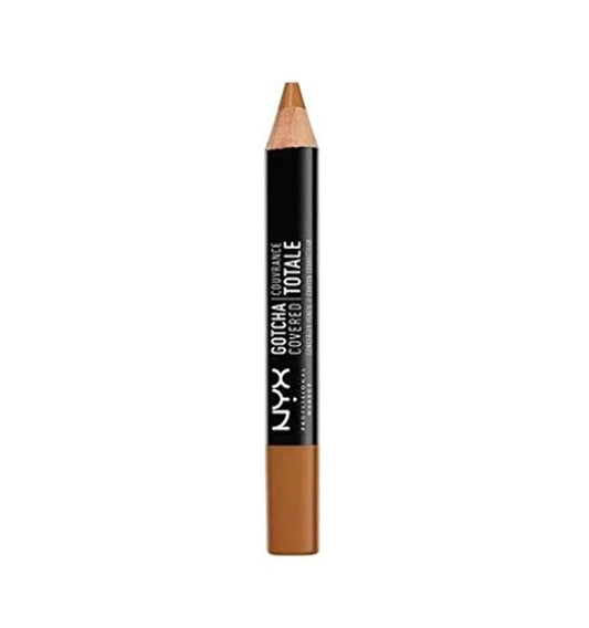 NYX Professional Makeup Gotcha Covered Concealer Pen, Mahogany, 0.04 Ounce-Velvo Beauty