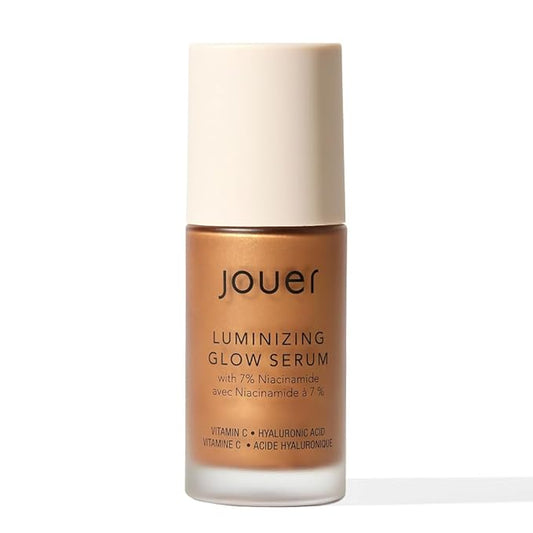 Jouer Luminizing Glow Drops for Face, Dewy Serum for Glowing Skin, 7% Niacinamide, Hyaluronic Acid, & Glycerin, 1 fl oz-Velvo Beauty