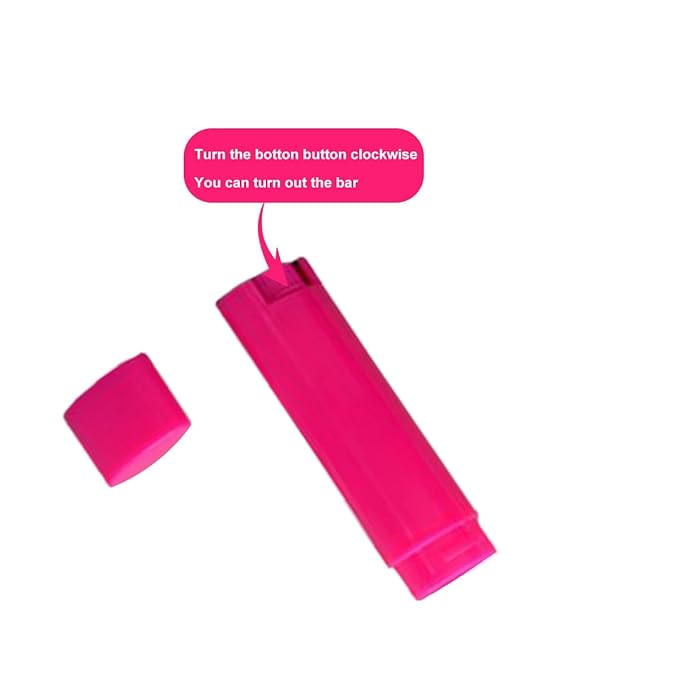 5ml 50Pcs Empty Oval Deodorant Lip balm Tubes Containers Twist-up Refillable Containers for Lipstick,Chapstick,Homemade Lip balm,DIY Deodorants(Hot Pink)-Velvo Beauty